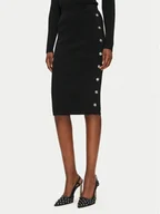 Spódnice - PINKO Spódnica ołówkowa Costina 104021 A15S Czarny Slim Fit - miniaturka - grafika 1