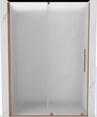 Ścianki i drzwi prysznicowe - Mexen Velar drzwi prysznicowe rozsuwane 130 cm, szron, miedź szczotkowana - 871-130-000-31-65 - miniaturka - grafika 1