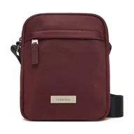Torby męskie - Saszetka Calvin Klein Sleek Reporter LV04D3180G Bordowy - miniaturka - grafika 1