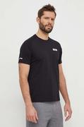 Koszulki męskie - EA7 Emporio Armani t-shirt męski kolor czarny z aplikacją - miniaturka - grafika 1