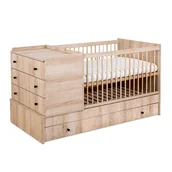 Łóżeczka i kojce - KLUPŚ Łóżko Kompakt buk - miniaturka - grafika 1