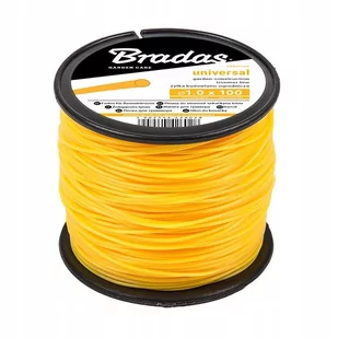 BRADAS Żyłka Murarska Ogrodowa 100 m x 1 mm Żółta 6028 ZBO10100 - Narzędzia murarskie - miniaturka - grafika 1