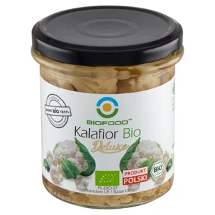 Bio Food KALAFIOR W ZALEWIE DELUXE BIO 340 g (220 g) - BIO - Zdrowa żywność - miniaturka - grafika 1