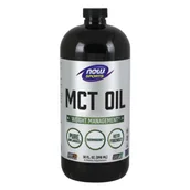 Odchudzanie i oczyszczanie - Now Foods Foods Olej MCT bezzap (946 ml) Foods 2F6C-542F1 - miniaturka - grafika 1