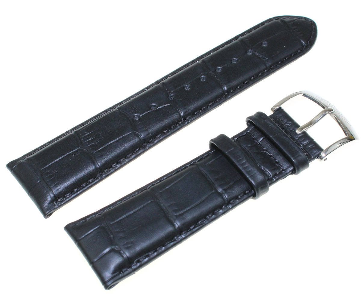 Pasek do zegarka Atlantic 24 mm czarny