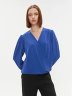 Bluzki damskie - Rinascimento Bluzka CFC0115342003 Niebieski Regular Fit - miniaturka - grafika 1