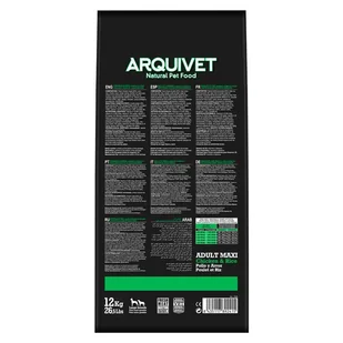 Arquivet Adult MAXI Kurczak z ryżem 12kg - Sucha karma dla psów - miniaturka - grafika 6