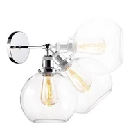 Lampy ścienne - D2.Design Kinkiet New York Loft 2 chrom 84337 - miniaturka - grafika 1