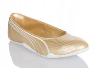 Baleriny - Puma buty damskie baleriny balerinki złote 349148 01 37 - miniaturka - grafika 1