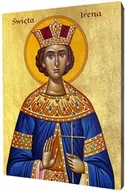 Ikony i obrazy sakralne - Ikona religijna święta Irena - miniaturka - grafika 1