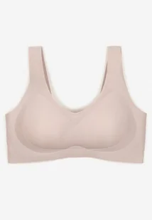 Ciemnoróżowy Biustonosz Braletka o Gładkim Wykończeniu Fenllisa - Biustonosze - miniaturka - grafika 1