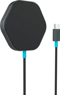 Ładowarka bezprzewodowa Canyon Hexagon 110 Black-Blue (CNS-WCS110) - Ładowarki do telefonów - miniaturka - grafika 1