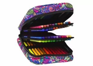 Zestaw Małego Artysty w Piórniku Kredki 72szt. Strugaczka - Piórniki - miniaturka - grafika 3