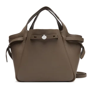 Torebka Tory Burch Romy Satchel 164866 Brązowy - Torebki damskie - miniaturka - grafika 1