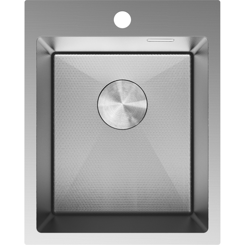 Mexen Solix zlewozmywak stalowy 1-komorowy 400 x 500 mm, inox HC - 6406401000-01HC