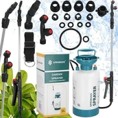 Opryskiwacze - Springos Opryskiwacz ciśnieniowy do roślin, spryskiwacz ogrodowy ręczny 5l UNIWERSALNY - miniaturka - grafika 1