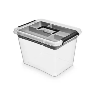 Pojemnik do przechowywania z rączką ORPLAST Box, 19 l + insert 40x30 cm - Pudła i pojemniki do przechowywania - miniaturka - grafika 1