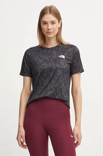 The North Face t-shirt sportowy Flex kolor szary NF0A89597OP1 - Koszulki sportowe damskie - miniaturka - grafika 1