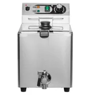 Inne urządzenia gastronomiczne - RESTO QUALITY Frytownica elektryczna 8 L z kranem – RQF8LV, 3 kW, 230 V - miniaturka - grafika 1