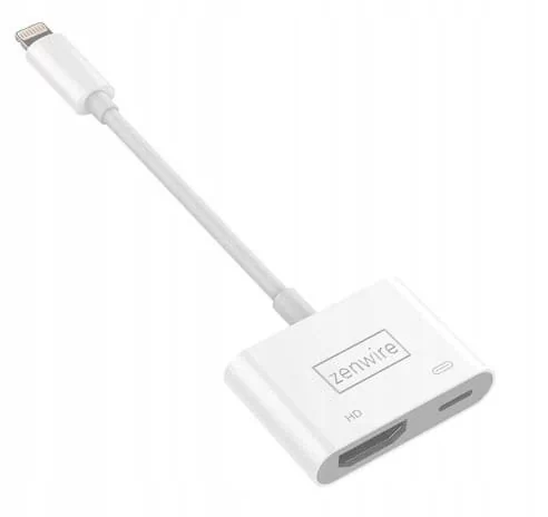 Przejściówka Adapter, Zenwire, Av Lightning HDMI iPhone Ipad