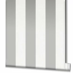 Noordwand Topchic Tapeta Stripes, szare i białe pasy - Tapety - miniaturka - grafika 1