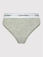 Majtki damskie - Calvin Klein Underwear Stringi 000QF5117E Szary - miniaturka - grafika 1