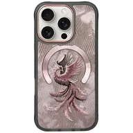 Etui i futerały do telefonów - Etui NIMMY Magnetic Fantasy Animal MagSafe do Apple iPhone 16 Pro Max Różowo-złoty - miniaturka - grafika 1