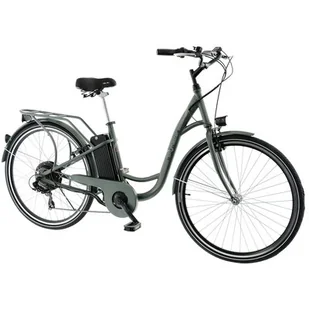 Rower elektryczny SKYMASTER Energy Eco D18 28 cali damski Ciemnozielony - Rowery elektryczne - miniaturka - grafika 1