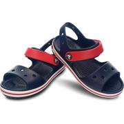 Moda i Uroda OUTLET - Sandały dla dzieci Crocs Crocband Sandal Kids granatowo czerwone 33-34 - miniaturka - grafika 1