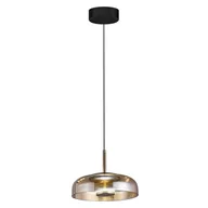 Lampy sufitowe - Vetro lampa wisząca 1xLED/6W czarna/bursztynowy ML1045 - miniaturka - grafika 1