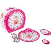 Zabawki interaktywne dla dzieci - Kuferek z zestawem do herbatki / Small Foot Design - miniaturka - grafika 1