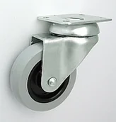 Pozostałe wyposażenie warsztatu - KOŁO MEBLOWE TWORZYWO+GUMA 60MM OBUDOWA SKRĘTNA M62T - miniaturka - grafika 1