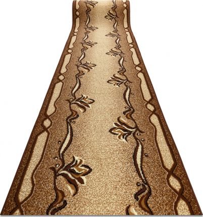 Dywany Łuszczów CHODNIK BCF KRZYŚ brąz 80 cm, 80x990 cm