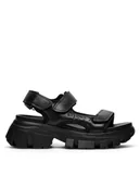 Sandały damskie - Badura Sandały IRENE-24SS45 Czarny - miniaturka - grafika 1