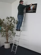 Drabiny - Krause Drabina przystawna CORDA 7 szczebli 010070 - miniaturka - grafika 1