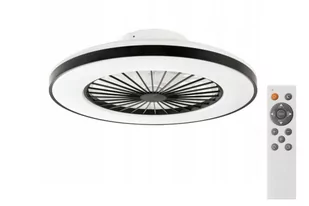 Kleo plafon LED D50/55W z wentylatorem i pilotem czarny/biały - Lampy sufitowe - miniaturka - grafika 1