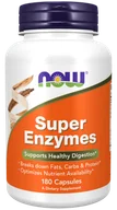 Suplementy naturalne - Now Foods Super Enzymes - Enzymy trawienne (180 kaps.) - miniaturka - grafika 1