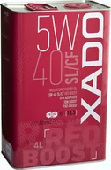 Oleje silnikowe - XADO ATOMIC OIL RED BOOST SL/CF 5W40 4L - miniaturka - grafika 1