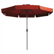 Parasole ogrodowe - MADISON Madison Parasol Flores, 300 cm, okrągły, ceglana czerwień - miniaturka - grafika 1
