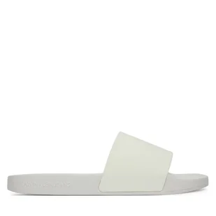 Klapki Calvin Klein Jeans Slide Monogram Tpu YW0YW01715 Biały - Klapki i japonki damskie - miniaturka - grafika 1