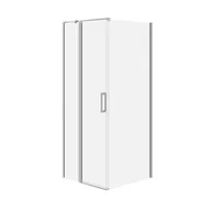 Kabiny prysznicowe - Kabina prysznicowa Cersanit Moduo 80x90x195 prostokątna lewa chrom transparentne S601-305 - miniaturka - grafika 1
