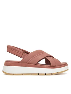 Clarks Sandały Tuscan Cross 26181471 Różowy - Sandały damskie - miniaturka - grafika 1