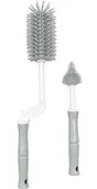 Butelki dla niemowląt - Bo Jungle szczotki do butelek B Bottle Brush Set Grey - miniaturka - grafika 1