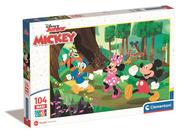 Puzzle - Puzzle 104 Maxi Super Kolor Mickey and Friends Clementoni - miniaturka - grafika 1