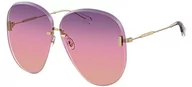 Okulary przeciwsłoneczne - Marc Jacobs Damskie okulary przeciwsłoneczne Marc 519/S, - Złoty / Violet Shaded - 70/9/150 - miniaturka - grafika 1