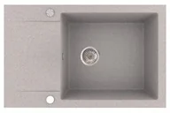 Zlewozmywaki - BERG Zlewozmywak ELEMENT 1.0 MOC piaskowy, k.aut. (78x50) BRL711A - miniaturka - grafika 1