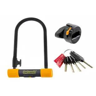 Onguard Zapięcie rowerowe Bulldog DT 8012 U-LOCK 13mm 115mm 230mm 5 x Klucze z kodem + linka 10mm 120cm ONG-8012 SS16 - Zabezpieczenia do roweru - miniaturka - grafika 1