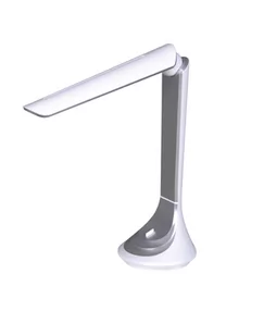 Lampka biurkowa LED Aston K-MT-205 srebrna, do biura, do pokoju dziecka - Lampy stojące - miniaturka - grafika 1