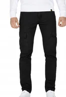 Spodnie męskie - Spodnie Alpha Industries Agent Pant black 30 - miniaturka - grafika 1