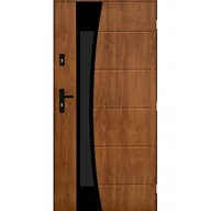 Drzwi zewnętrzne - Drzwi zewnętrzne WEZUWIUSZ Złoty dąb 90 prawe - miniaturka - grafika 1